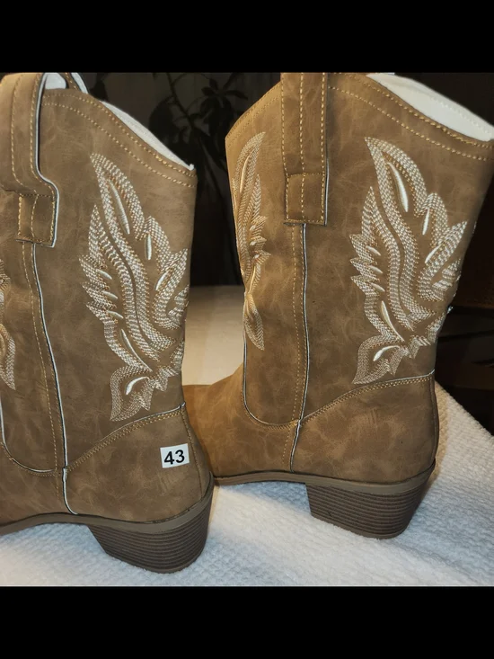 Unbranded Women's Suede Cowboy Boots Size 11 - Picture 3 of 11